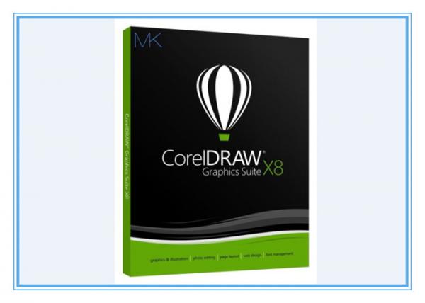 China Graphic Art Design Software Coreldraw Graphics Suite X8 For Windows 7/8/10 factory
