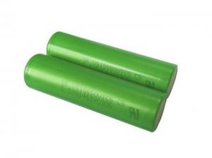 China Green Cylindrical Lithium Battery / Highest Capacity 18650 Battery For Portable DVD / Television on sale