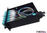 96 Fibers MPO Fiber Patch Panel With MPO Cassette For MPO - LC Optical Patch