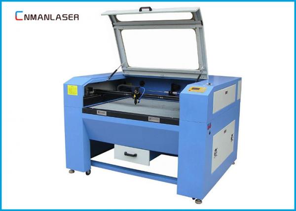 China Desktop 100w 150w Glass Tube CO2 Laser Cutting Machine With Plastic Leather Wooden factory