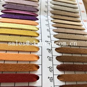 China Colourful chamois car wash chamois leather  0.6-2 mm for bags / shoe factory