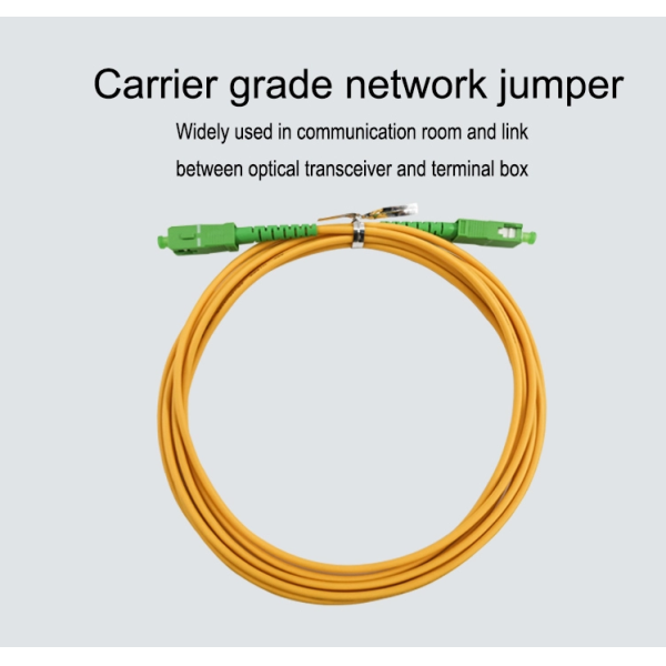 FTTH Single Mode Fiber Patch Cord UPC-UPC Good Repeatability Low Insertion Loss