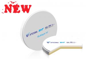 China Natural Color Transition Dental Zirconia Block Digital CAD CAM Milling System factory