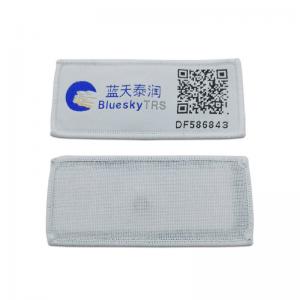 China Embroidery Craft UHF RFID Laundry Tag High Temperature Waterproof Fabric Textile factory