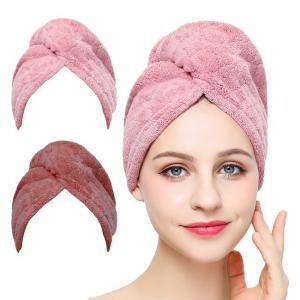 China Soft Quick Dry 300gsm Microfiber Hair Towel Wrap Friendly For Long Hair factory