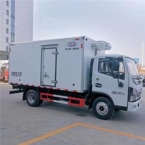 China Light Duty Refrigerated Box Truck 100km/H ,  Choi Steel Frozen Food Delivery Truck factory