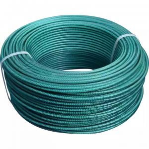 China Cold Heading Steel Special PVC / Nylon Coated Stainless Steel Wire Rope Aircraft Cable factory