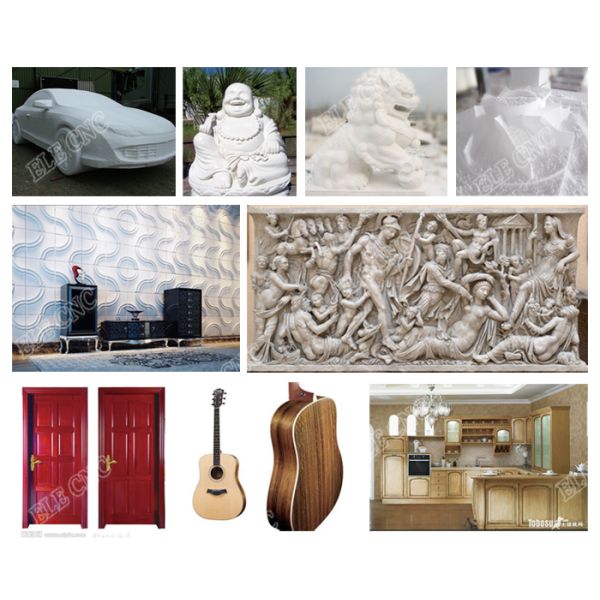 Big Size Thermwood Cnc Router 3d Molding Machine , 4 Axis Cnc Foam Cutter Machine