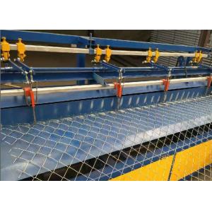 Low Noise Chain Link Fence Weaving Machine High Working Efficiency