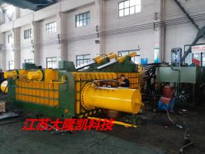 China Stainless Steel Hydraulic Scrap Baler Machine / Turn Out Baling Press Machine on sale
