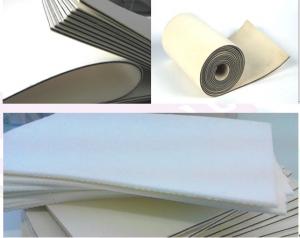 China Black Woolen Laminated Pad Hot Press Cushion Pad For PVC Card Press Laminator factory