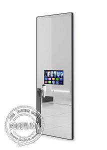 China 49inch Bright Mirror Wall Mount LCD Display Body Sensor Inbuilt LG Original Panel Remote Control Digital Signage on sale