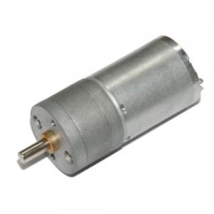 China 25mm 20 Rpm Brush Dc Gear Motor 6V 12V Low Speed Micro Geared DC Motor on sale