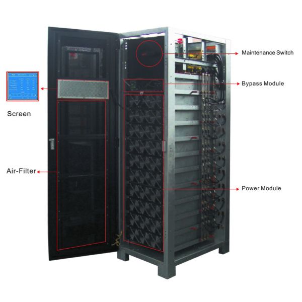 High Stability Redundant Ups System , 300KVA Modular Data Center For Backup Power