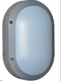 China Emergency Oval LED Bulkhead Light 20W Corrosion Proof Grey Housing IP65 factory