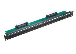 China Rj21 To Rj45 Patch Panel 24 Port Cat5E 50 Micro For Networking / Cabling factory