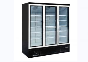 China 1260L Refrigerant R290 Upright Glass Door Freezer on sale