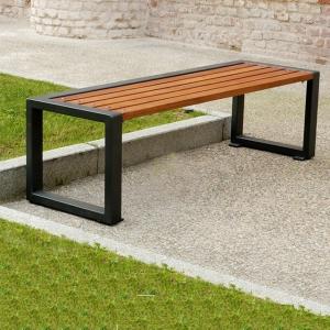 China ISO14001 Approved Teak Wooden Bench Seat Outdoor on sale
