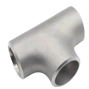 China DIN Standard CUNI 90/10 Copper Nickel Equal Tee  1 1/2 Inch Galvanized Pipe Fittings on sale