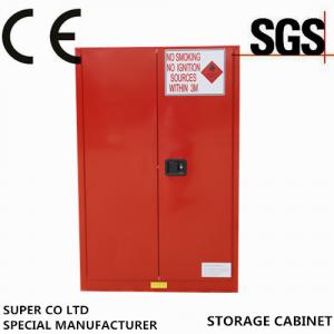 China Iron Free Standing Lockable Chemical Storage Cabinets , Flammable Storage Locker factory