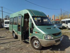 China Used Mini Bus 17 Seats Brand IVECO 2.8T Diesel Engine Electric Gate Euro III factory
