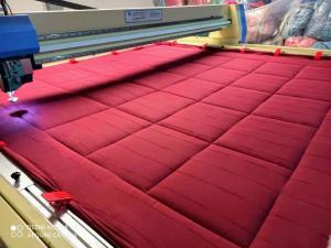 China Soft Topper Blanket Fabric Automatic High Speed Mattress Quilting Machine 3000RPM factory