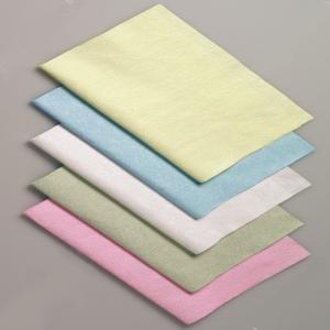 China Color Creped Woodpulp Spunlace Nonwoven Fabric For Medium - Heavy Duty Oil on sale