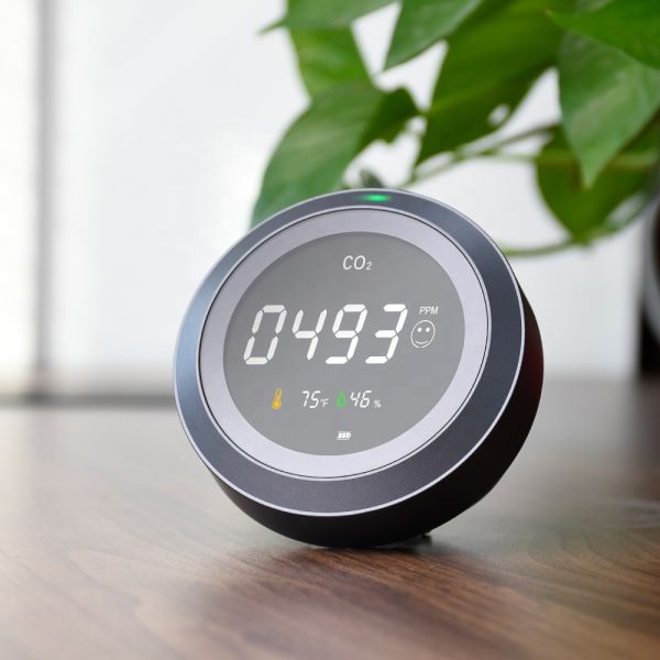 18650 Lithium Multimeter Accessories , 5000ppm Grey Co2 Concentration Detector