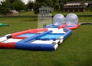 China Welded Funny Outdoor Inflatable Toys Inflatable Zorb Ball Race Ramp on sale