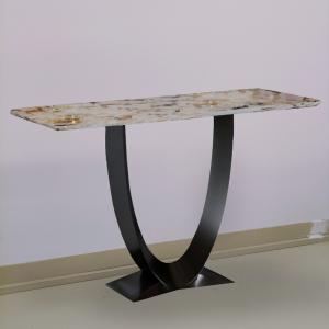 China Modern  Marble Top Hall Table , Hollow Base  Decorative Console Table on sale