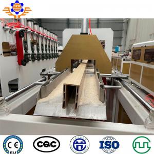 China 150Kg/H Plastic Wpc Pvc Window Profile Extrusion Line Upvc Door Frame Making Machine factory