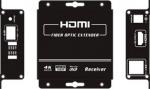 KVM USB Keyboard Mouse HDMI Fiber Optic Transmitter And Receiver 1080P 24 Bit