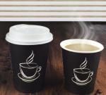 Paper Mug Plastic Coffee Lids , Food Grade White Coffee Lids Environmental