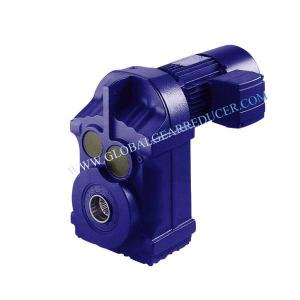 China F37 F47 F57 Parallel Shaft Reducer Gearbox with AC Electric Motor on sale