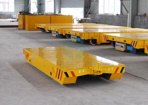 China Towed transfer car running on rails with cast steel wheel powered from forklift on sale