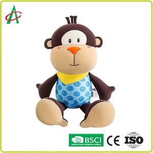 China Kids Adorkable gift Cute Polystyrene Beads Filling Monkey Stuffed Toy on sale