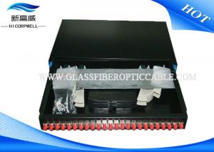 China Industrial Fiber Termination Kits 24 ports 19 Inch Optical Fiber Patch Panel White factory