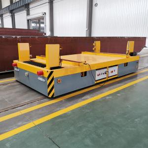 China Yellow Color 20 Tons Shipbuilding Using Rail Transfer Trolleys factory