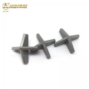 China Four Head Cross Big Bit Cemented Carbide Tips For Drilling Hard Metal Material factory