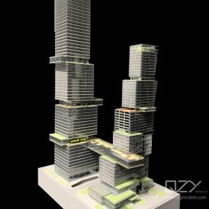 China Competition Work Model - Designed by NBBJ -1:500 Vanke Project Tower Model factory