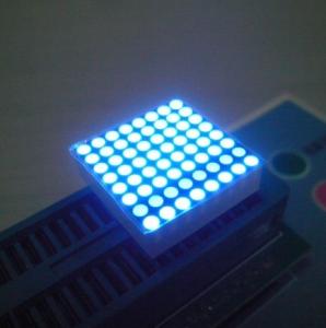 China High Brightness 2mm Led Dot Matrix Display 0.8 Inch black Surface factory