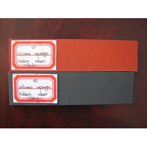 China Close Cell Silicone Sponge Rubber Sheet / Silicone Foam Rubber Sheet Backing 3m Adhesive on sale