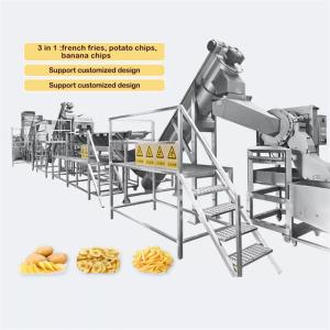 China Continuous Potato Chips Making Machine Automatic For Making Chips factory