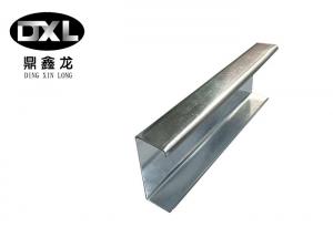 China Cold Formed Steel C Stud U Channel 0.3mm - 1.5mm Thickness Uniform Material factory