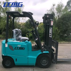 China Portable Electric Forklift Truck 1.5 Ton With 48V Battery Work In Refrigeration Storage factory