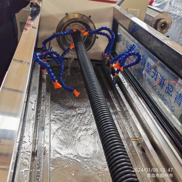 PE PP Spiral Pipe Extrusion Line Advanced Technology Winding Machine 100m/roll Power Supply 380V 50HZ