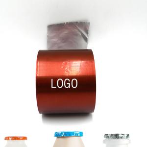 China 0.036mm To 0.038mm Aluminum Foil Bottle Cap Lid Roll Embossing factory