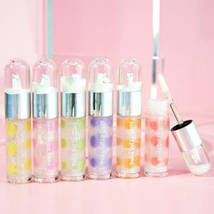 China Beautiful 6ml Polka Dot Essence Lip Gloss Featured With Tube Packaging on sale