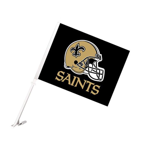 Saints Flagolden car flags screen printed high quality