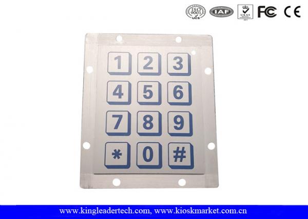 China Dust and Waterproof 12 key Numeric Keypad Security Door Access Control Keypad factory